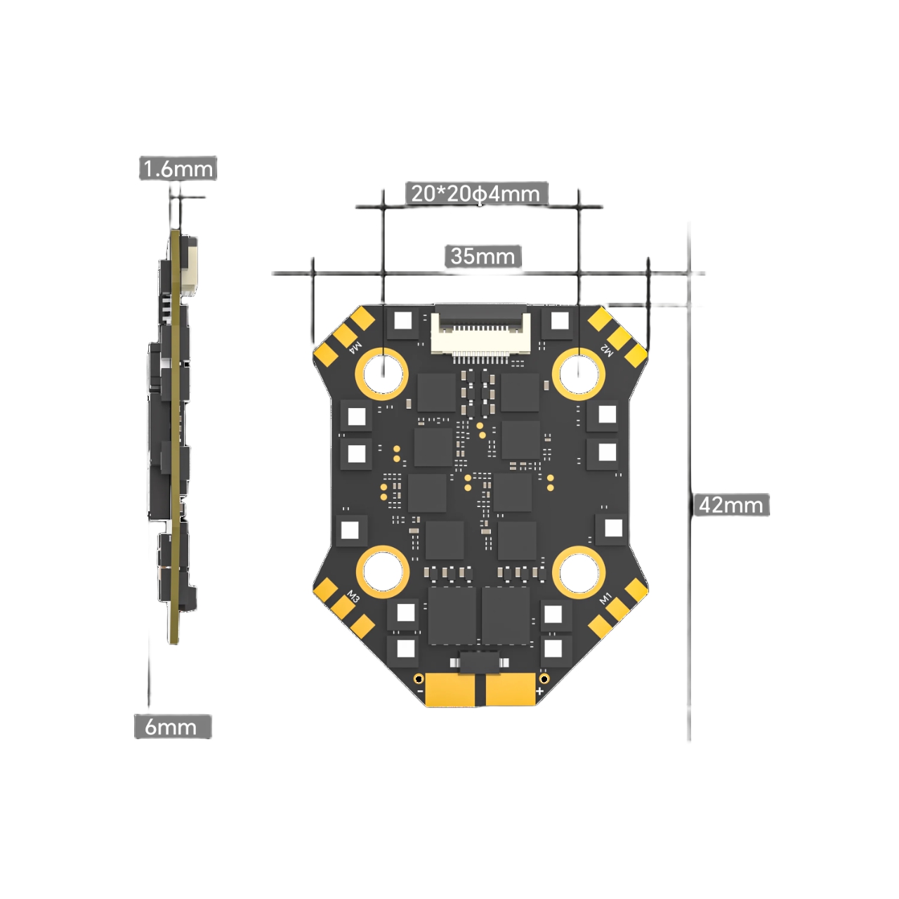 IFlight Borg Mini F7 Stack con - Fpv Flight Controller F7 Stack 60A reseña y precio