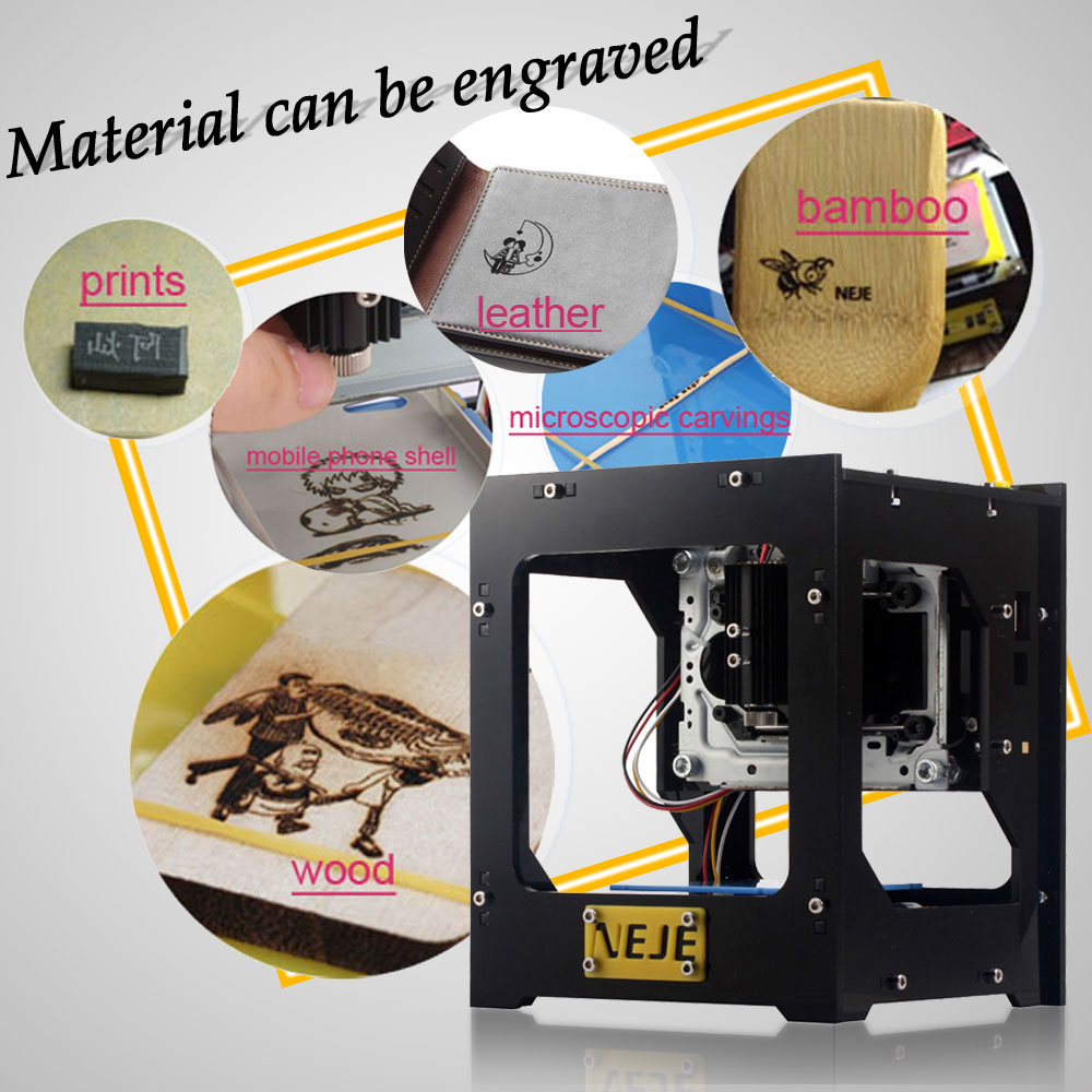 NEJE 500MW Mini enrutador CNC  - Mini Laser Engraver Cnc Router reseña y precio